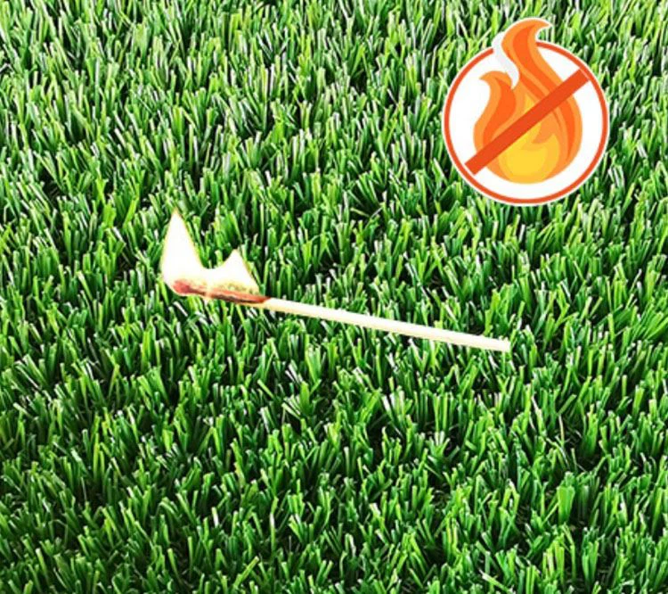 Is artificial grass fire resistant